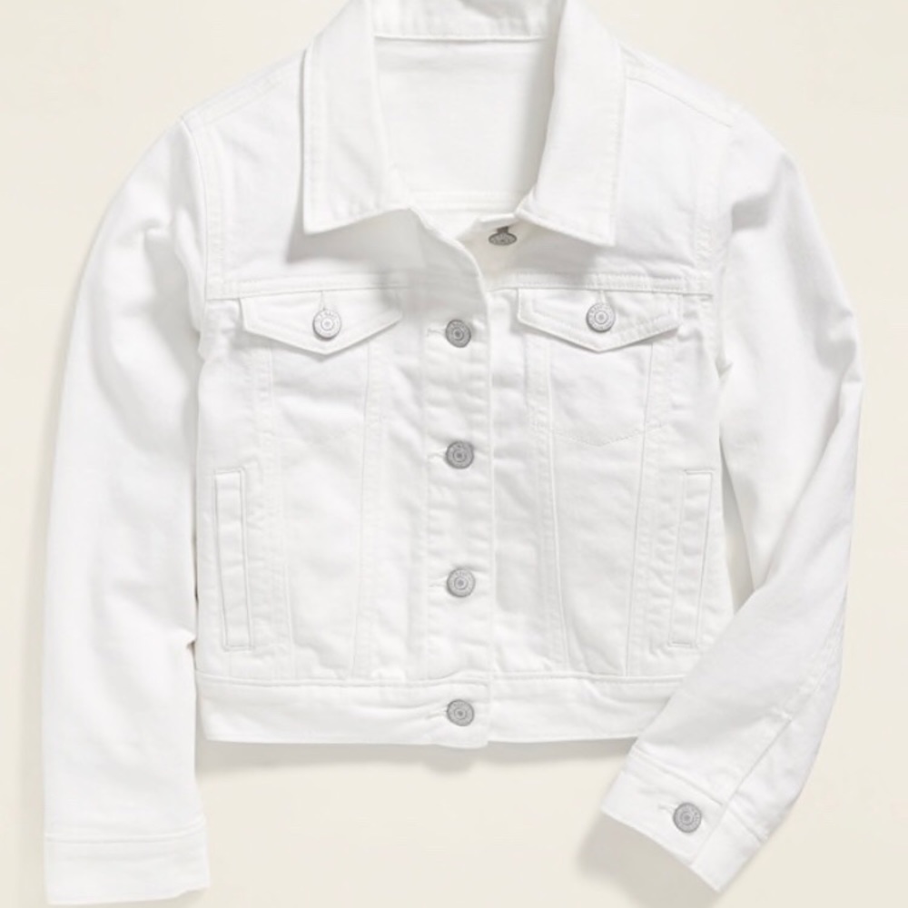 White denim jacket